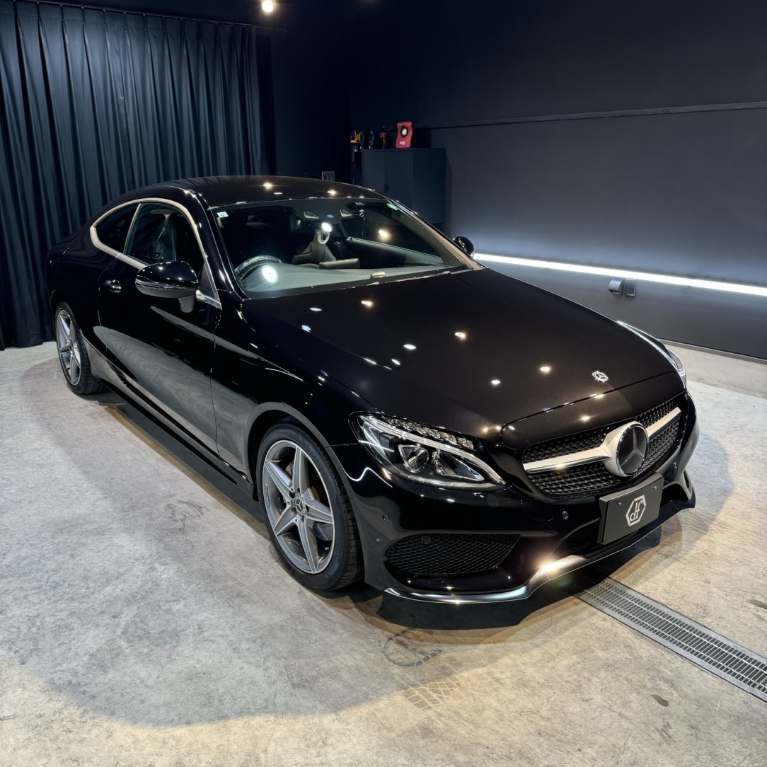 メルセデスベンツ C180 Coupe 春日井市のお客様 セラミックコーティング｜ボディ磨き カーコーティング専門店