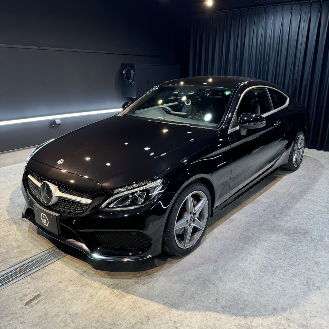 メルセデスベンツ C180 Coupe 春日井市のお客様 セラミックコーティング｜ボディ磨き カーコーティング専門店