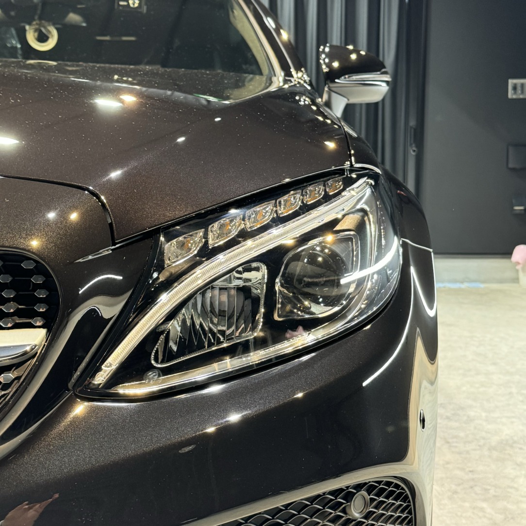 メルセデスベンツ C180 Coupe 春日井市のお客様 セラミックコーティング｜ボディ磨き カーコーティング専門店