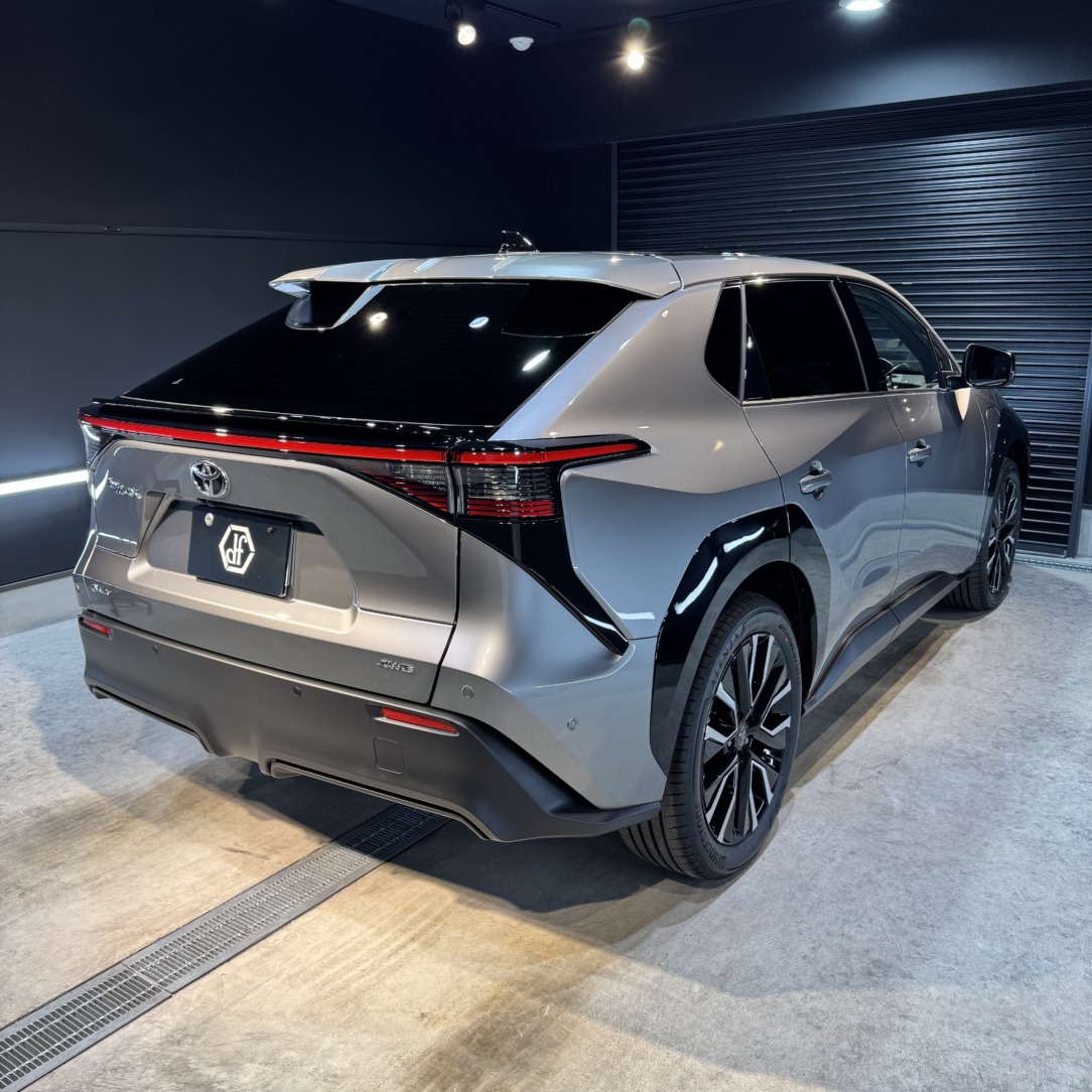 トヨタ bZ4X 春日井市のお客様 セラミックコーティング｜ボディ磨き カーコーティング専門店